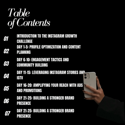 30 Day Instagram Growth Challenge With MRR - Evolving Earnings