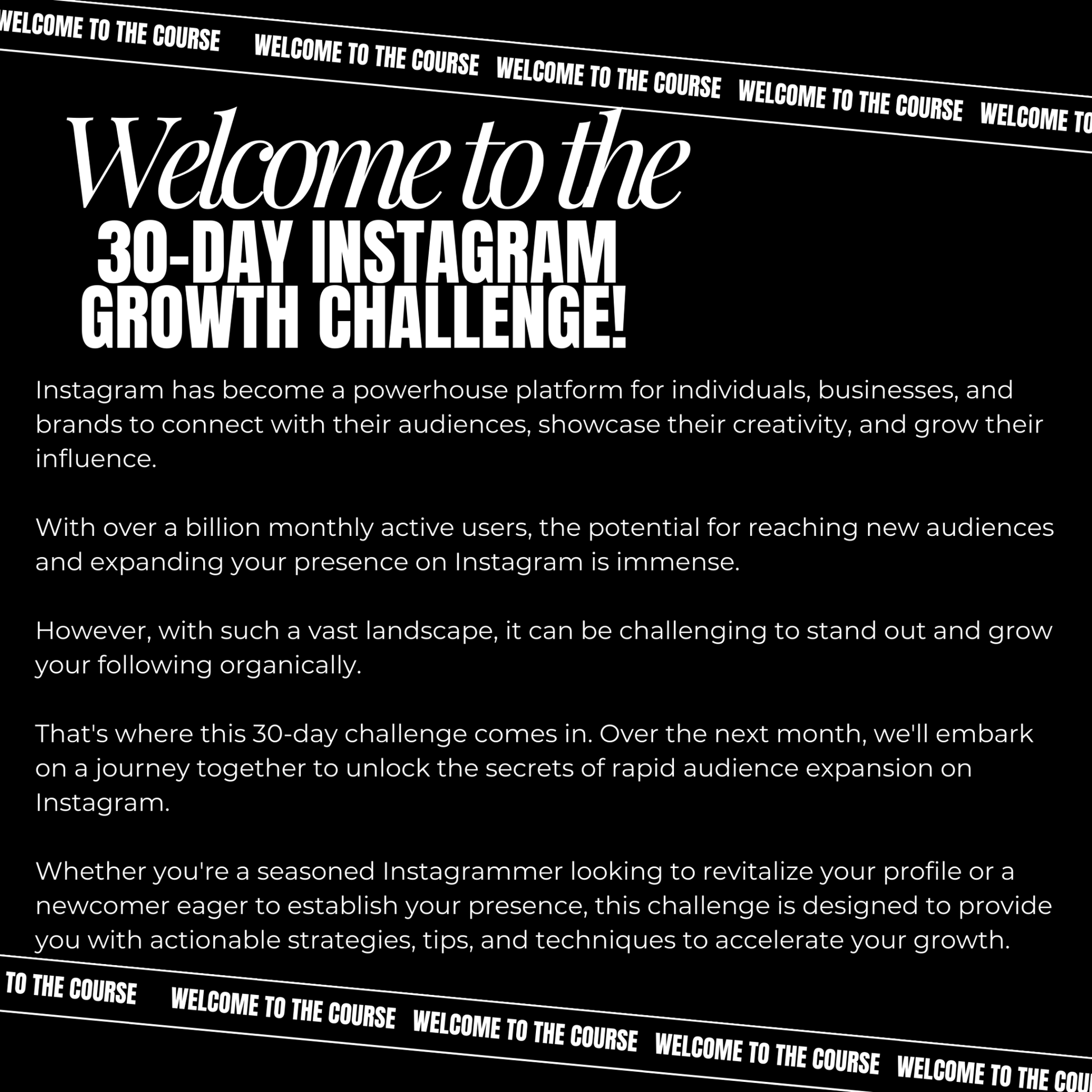 30 Day Instagram Growth Challenge With MRR - Evolving Earnings