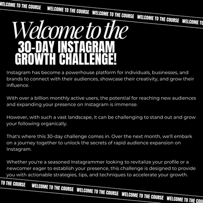 30 Day Instagram Growth Challenge With MRR - Evolving Earnings